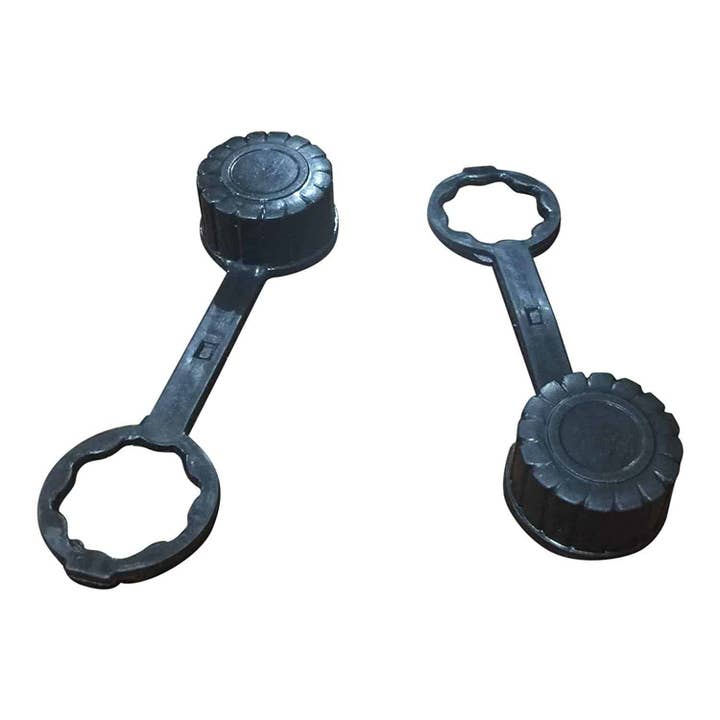 KP Kool Products - Wholesale Handy Tool - 2 Rear Vent Screw Caps for Replacement Gas Can - Includes Rubber Gasket