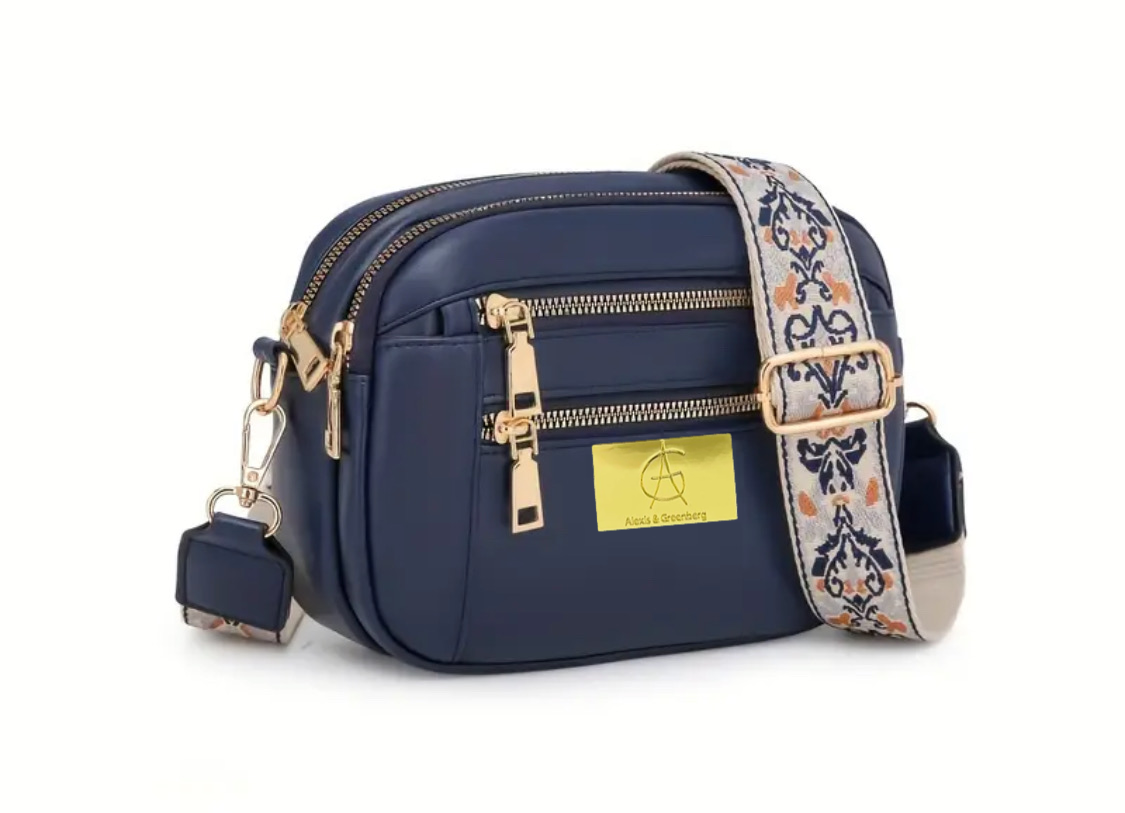 AlexisandGreenberg - Wholesale Crossbody Bag - Women's - A&G Crossbody Bag For Women Vegan Leather with Trendy Strap4