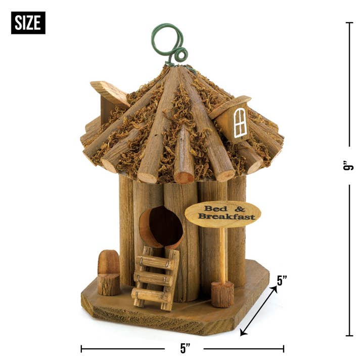 Zingz Home - Wholesale Bird House - Bed and Breakfast Birdhouse2