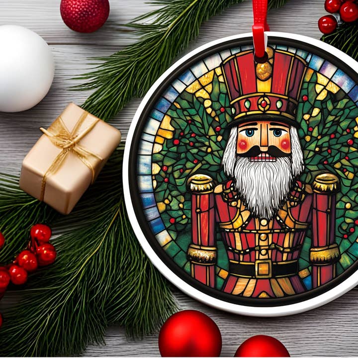 Keramisk juletræsornament for engroshandel hos Stencil Art Canada