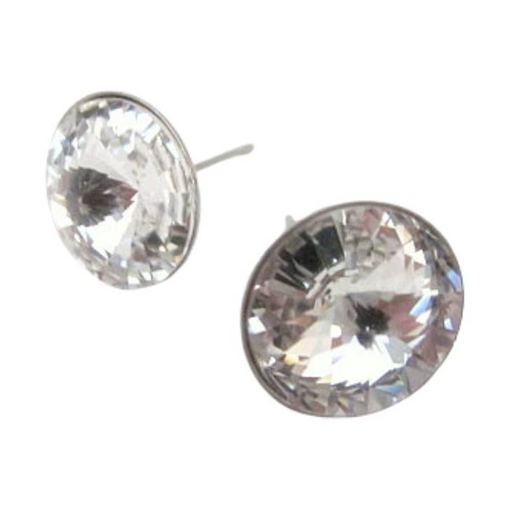 Orecchini a perno con cristalli trasparenti per la vendita all'ingrosso da parte di Camba Jewelry