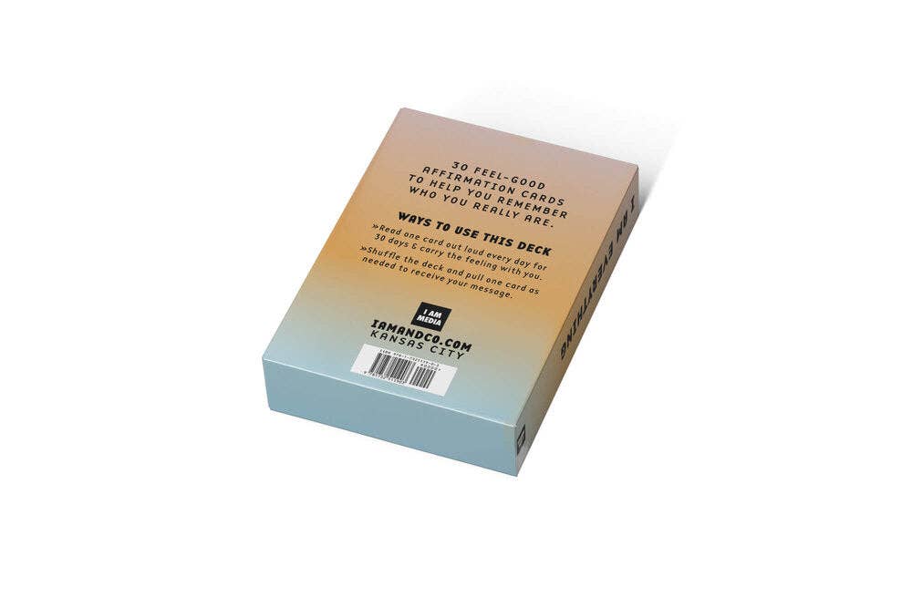 I AM Media LLC DBA I AM &CO - Wholesale Tarot Cards - I AM Everything Affirmation Card Deck5