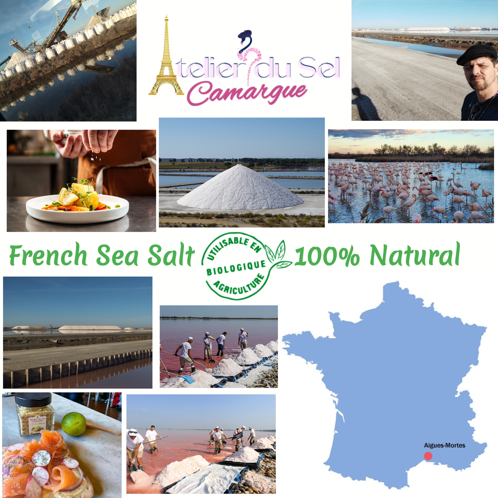 Atelier du Sel Camargue - Wholesale Salt - “The Gypsy” salt - 300gr 8