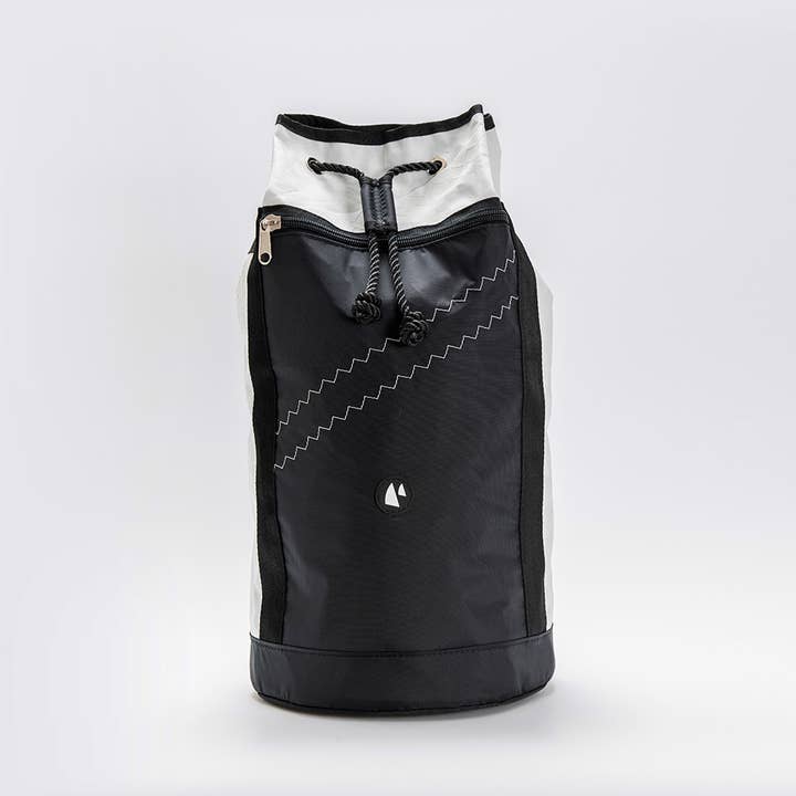 Recycled Sailing Sailing Bag — Vulcano - Black for wholesale by Bolina Sail