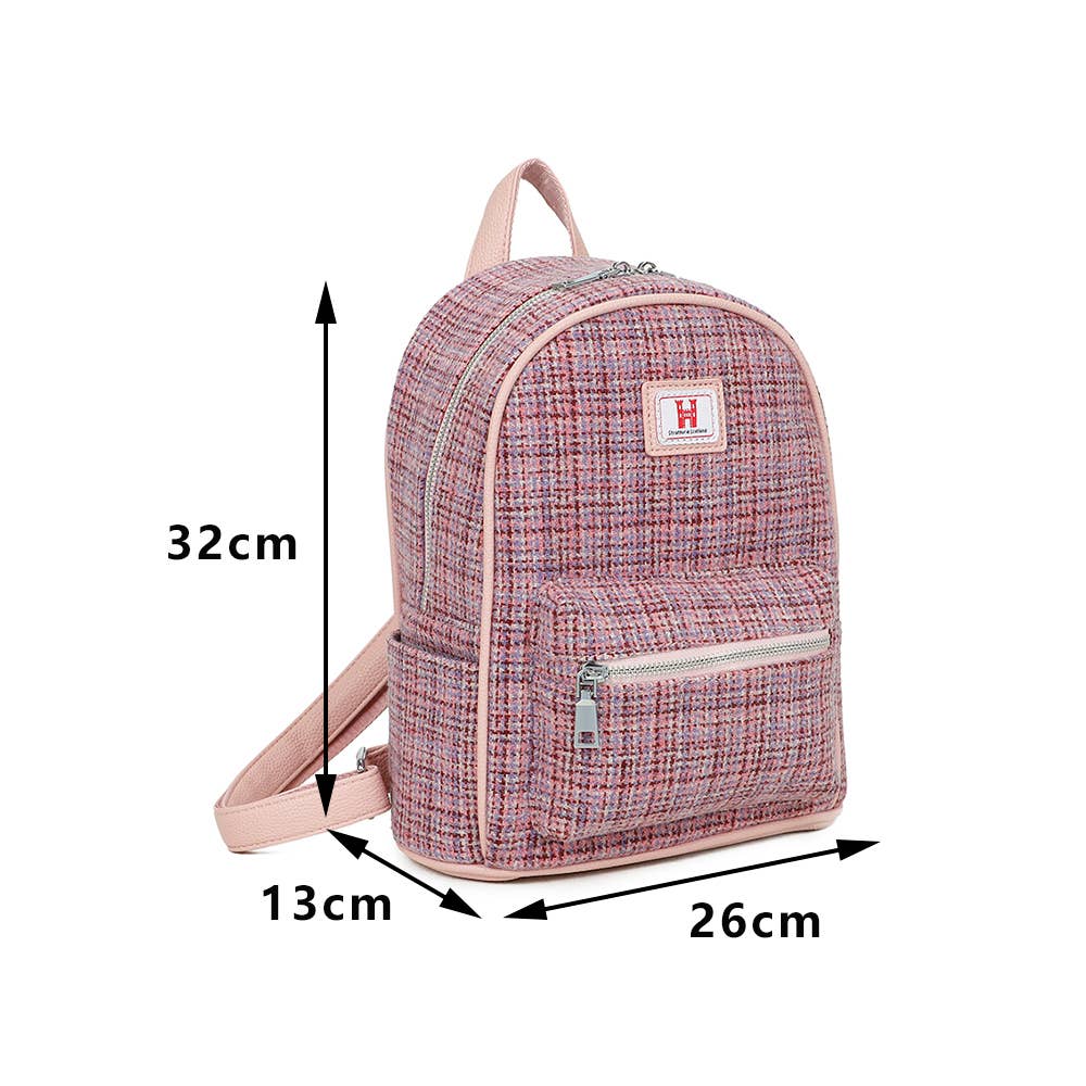 Strathurie - Wholesale Backpack - Women's - Harris Tweed Buchanan Tartan Ladies Backpack 288-2 21371