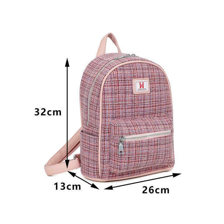 Strathurie - Wholesale Backpack - Women's - Harris Tweed Buchanan Tartan Ladies Backpack 288-2 21371