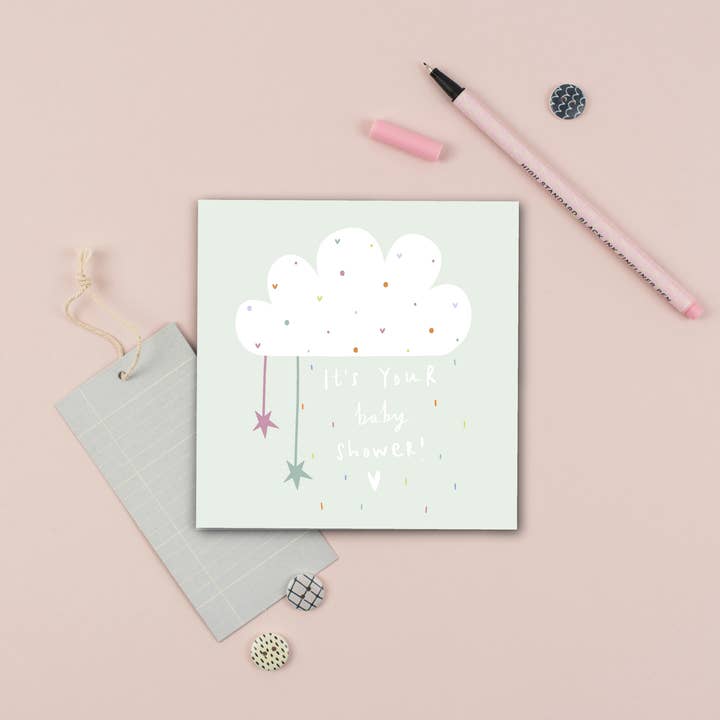 Baby Shower Card for wholesale by Hey Little Ginger