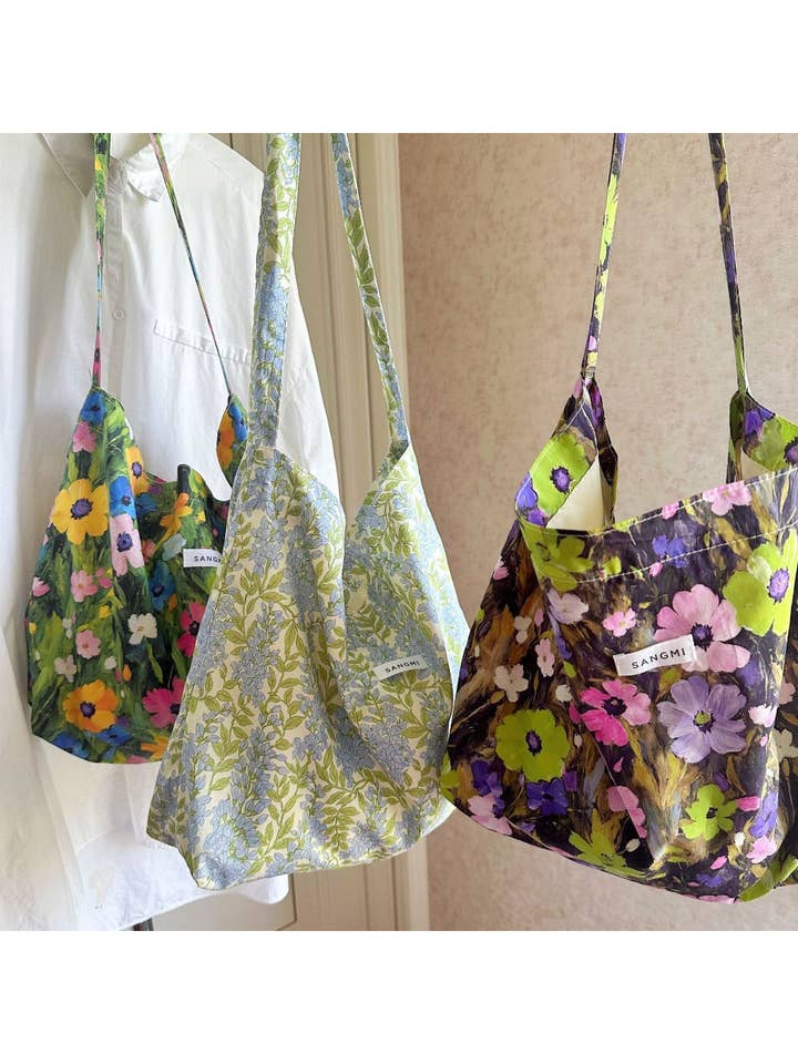 Cosbai - Vintage Blumen Slouchy Tasche für den Großhandel von Funkyrel® Atzbranding Limited