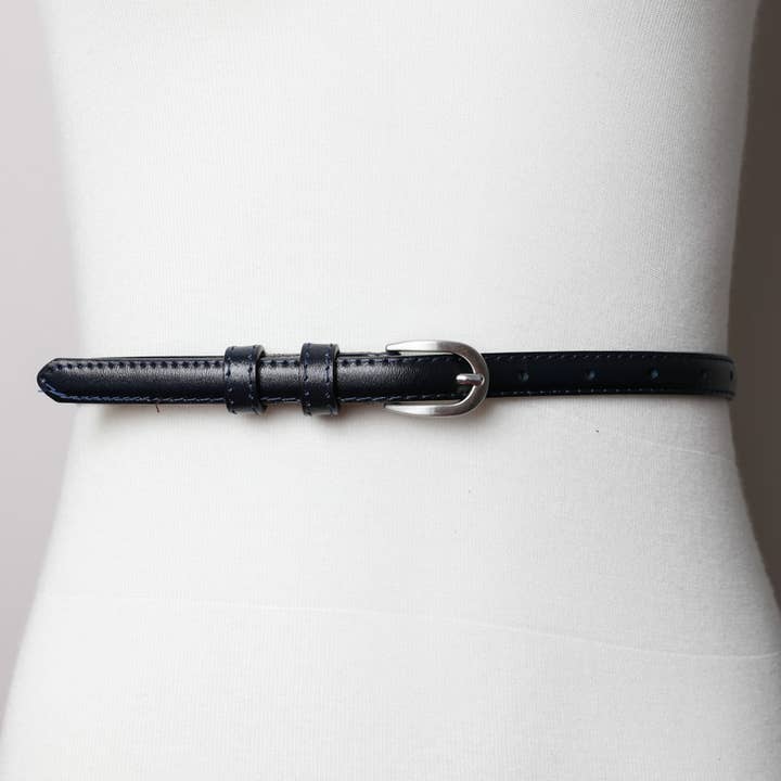 Leto Accessories – wholesale Belt – Women's – Skinny Horseshoe Buckle Belt | Slim Waist Cincher ⏳