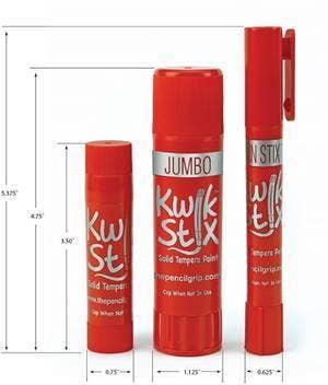 TPG Creations / The Pencil Grip - Wholesale Paint Set - ThinStix Tempera Paint - 12 Thin Classic Colors TPG-6089