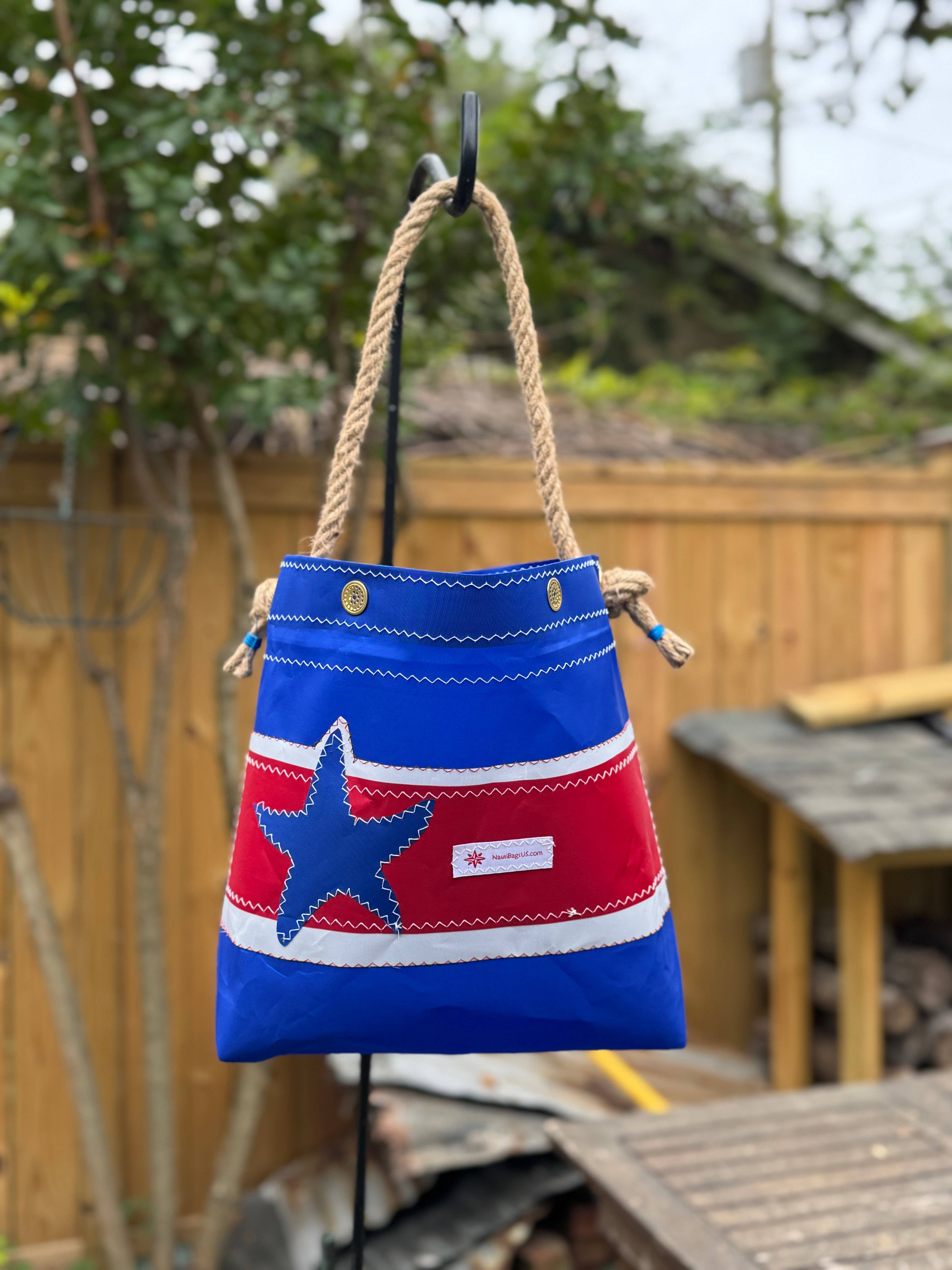 NautiBagsUS - Wholesale Beach Bag - Shell’s Sailcloth Bucket3