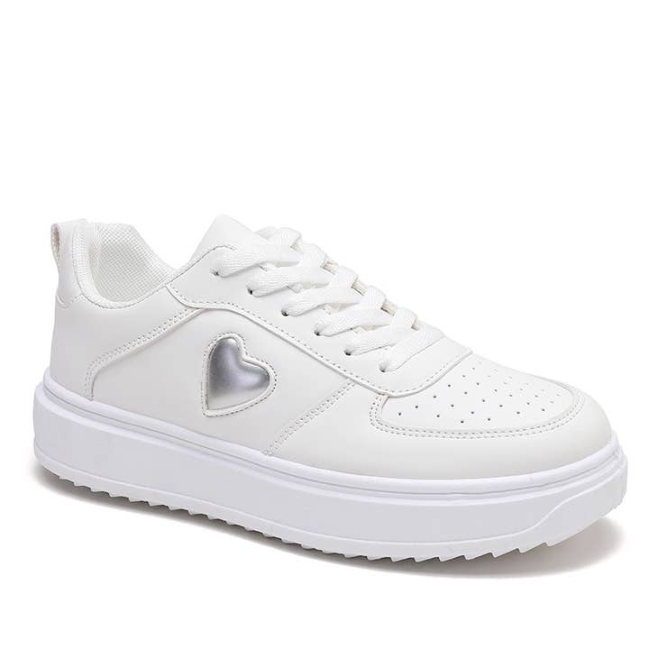 Joia Paris - Wholesale Lifestyle Sneakers - Women's - Trendy heart sneakers S22-031