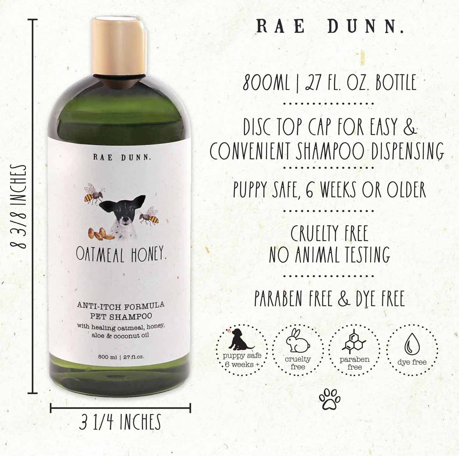 Precious Tails - Wholesale Pet Shampoo - Dog - Rae Dunn Pet Shampoo Wilma's Garden - 800ml4