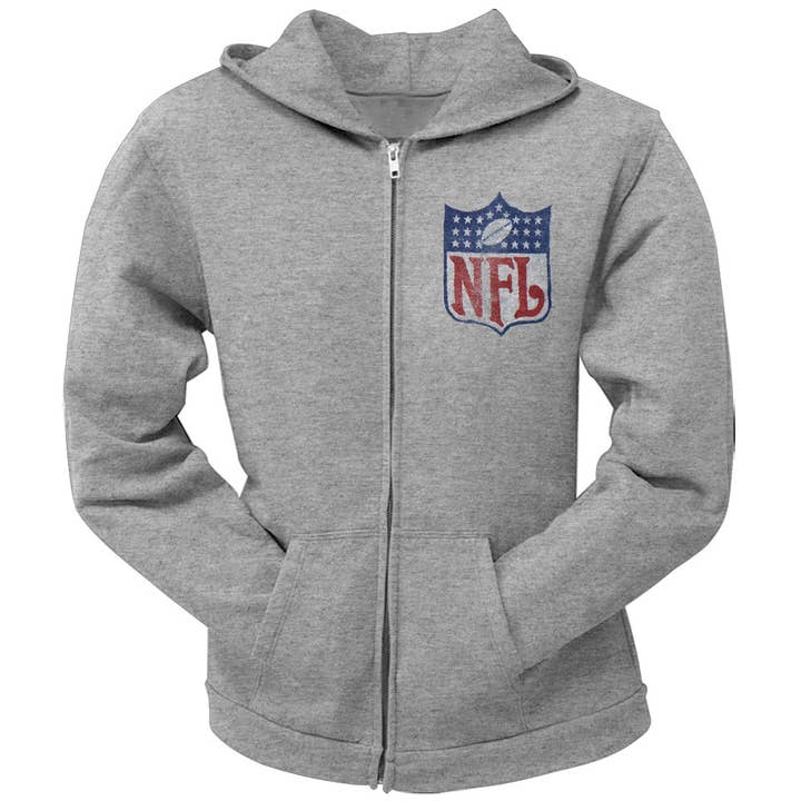 Felpa con cappuccio con zip da donna NFL - Logo Sunday Juniors per la vendita all'ingrosso da parte di Official Store