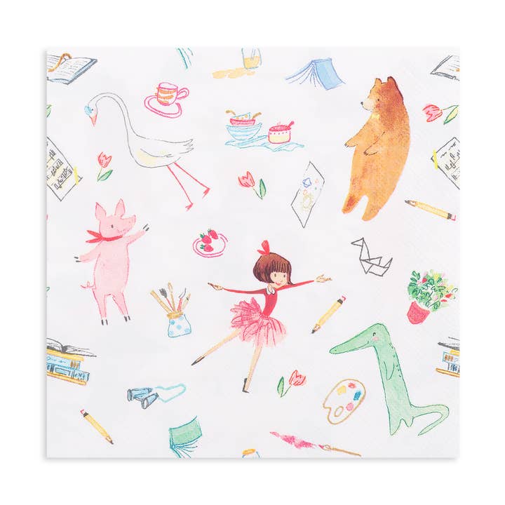 Lola Dutch Lola + Friends Large Napkins - 16 Pk. for wholesale by Jollity & Co. + Daydream Society