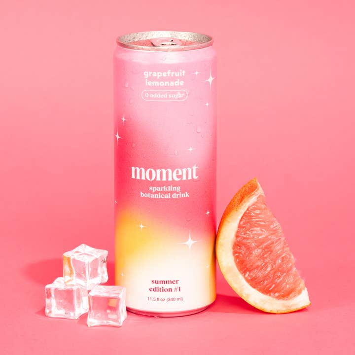 Moment - Wholesale Soda/Carbonated Drink - grapefruit lemonade 12 cans0