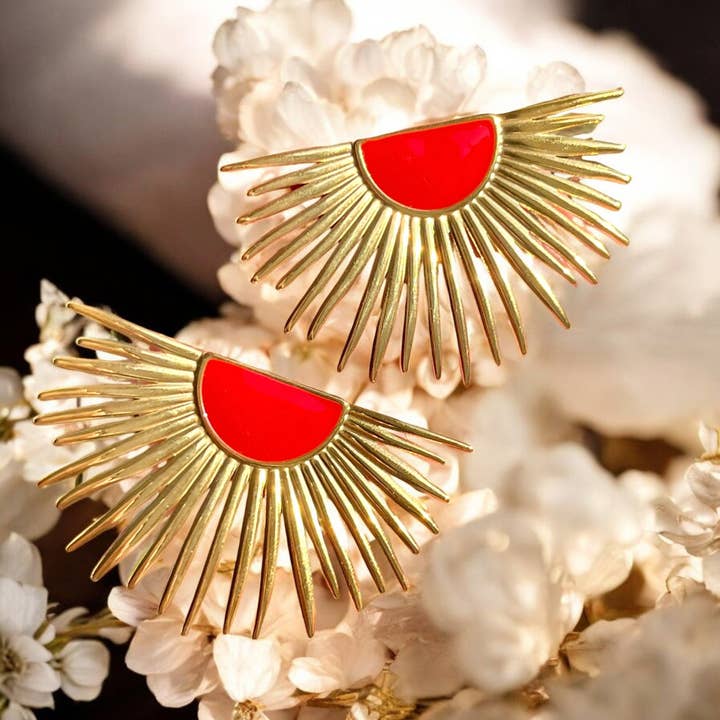 SOLEIL øreringe i rustfrit stål til kvinder for engroshandel hos TOURMALYN