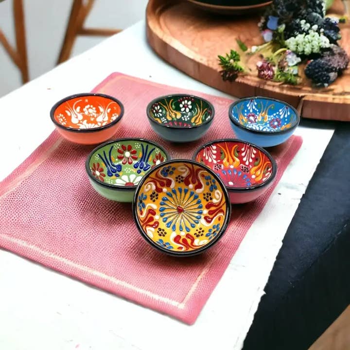 Mediterranean Collection - Wholesale Decorative Plate/Dish/Bowl - Mexican Talavera Colorful Pottery Bowls 1