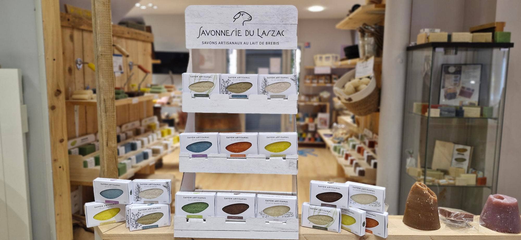 Savonnerie du Larzac - Wholesale Soap Set - Larzac Pack 81 soaps 100g with sheep's milk and butter and5