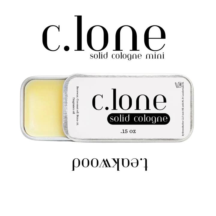 C.LONE MINI - Teakwood - Rich and Earthy Solid Cologne for Men, Portable, Long-Lasting, Perfect for Travel for wholesale by Union Barber Supply