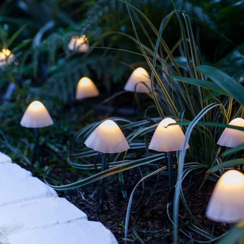 Kiyo Home - Wholesale Outdoor/Lawn Light - Solar Mushroom Lights2