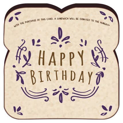 Happy Birthday Card for wholesale by Food for Thoughts Cards