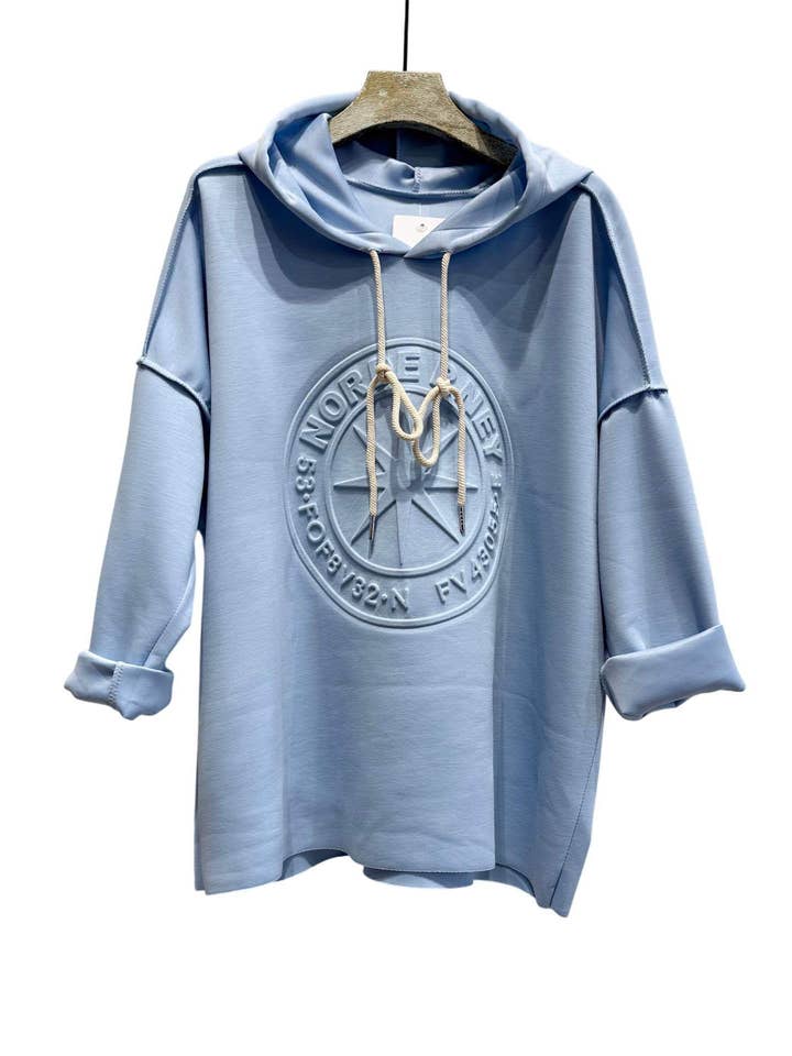 BASIS-KAPUZENPULLOVER für den Großhandel von SWEET MAGIC MODA Y COMPLEMENTOS