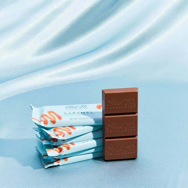 Ethel M Chocolates - Wholesale Chocolate Bar - PREMIUM MILK CHOCOLATE CARAMEL GOURMET SINGLE BARS1