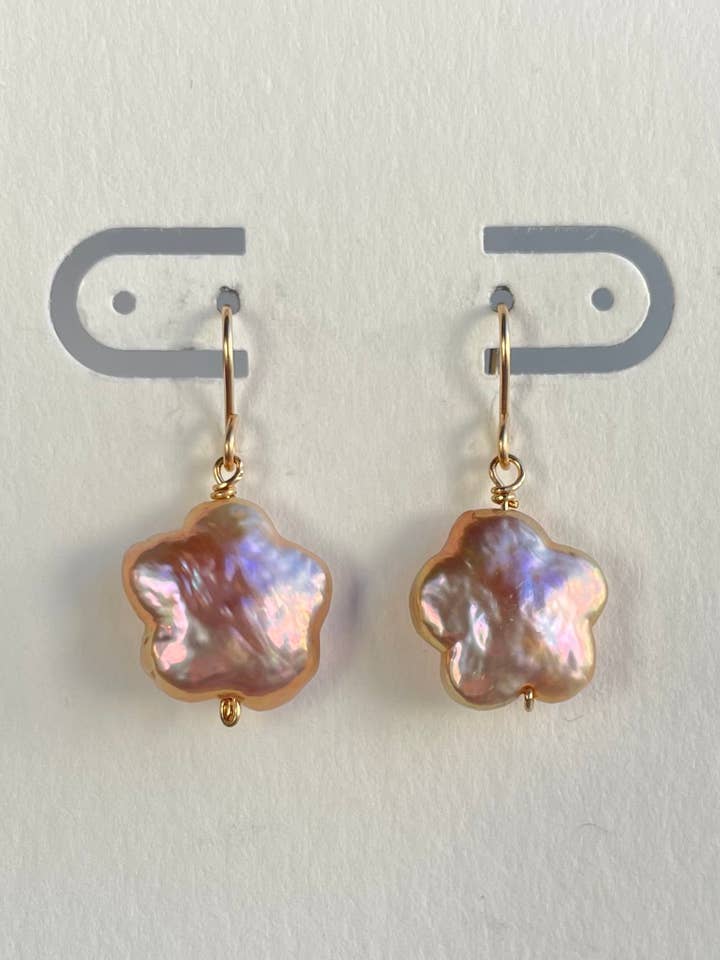 Blompärlor 14K Guldpläterade Krokar Örhängen för wholesale av With Extraordinary Grace