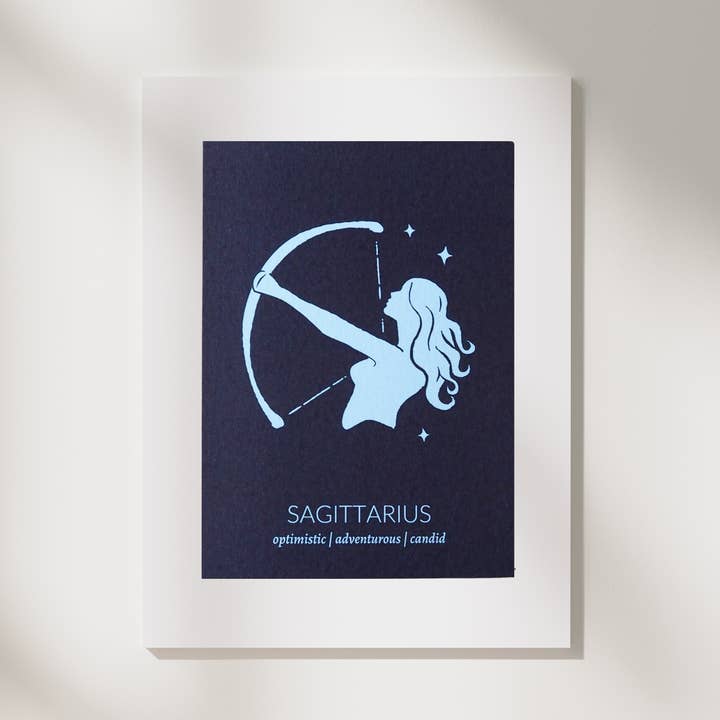 Boogschutter: dierenriem, astrologie, kunstdruk voor wholesale door Alauna Whelan