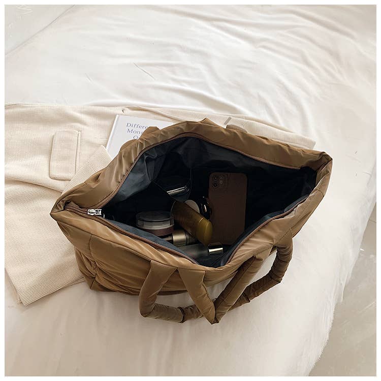 wandf - Vente Tote bag – femme - Grand sac de voyage matelassé à grande capacité pour femmes, gym8