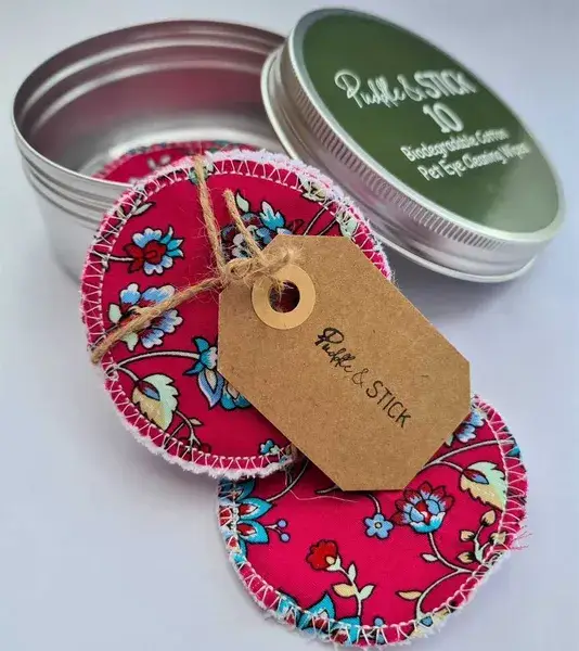 Puddle & Stick – wholesale Pet grooming aid – Dog – 100% Natural, Reusable Pet Eye Wipes8