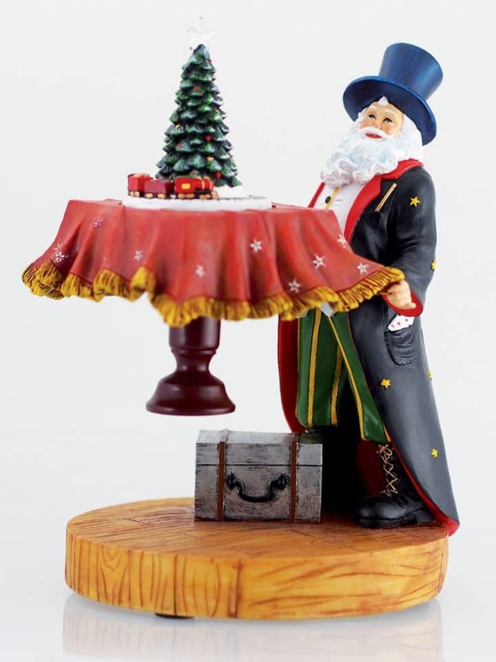 Le Père Noël en tant que magicien pour la vente par Musicbox Kingdom