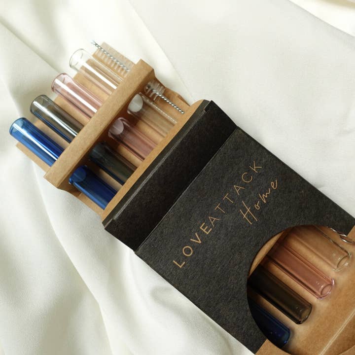 Reusable Borosilicate Glass Drinking Straws - 4 Pack and other Purchase Wholesale drinking straws. Free Returns & Net 60 Terms on Faire trending on Faire.