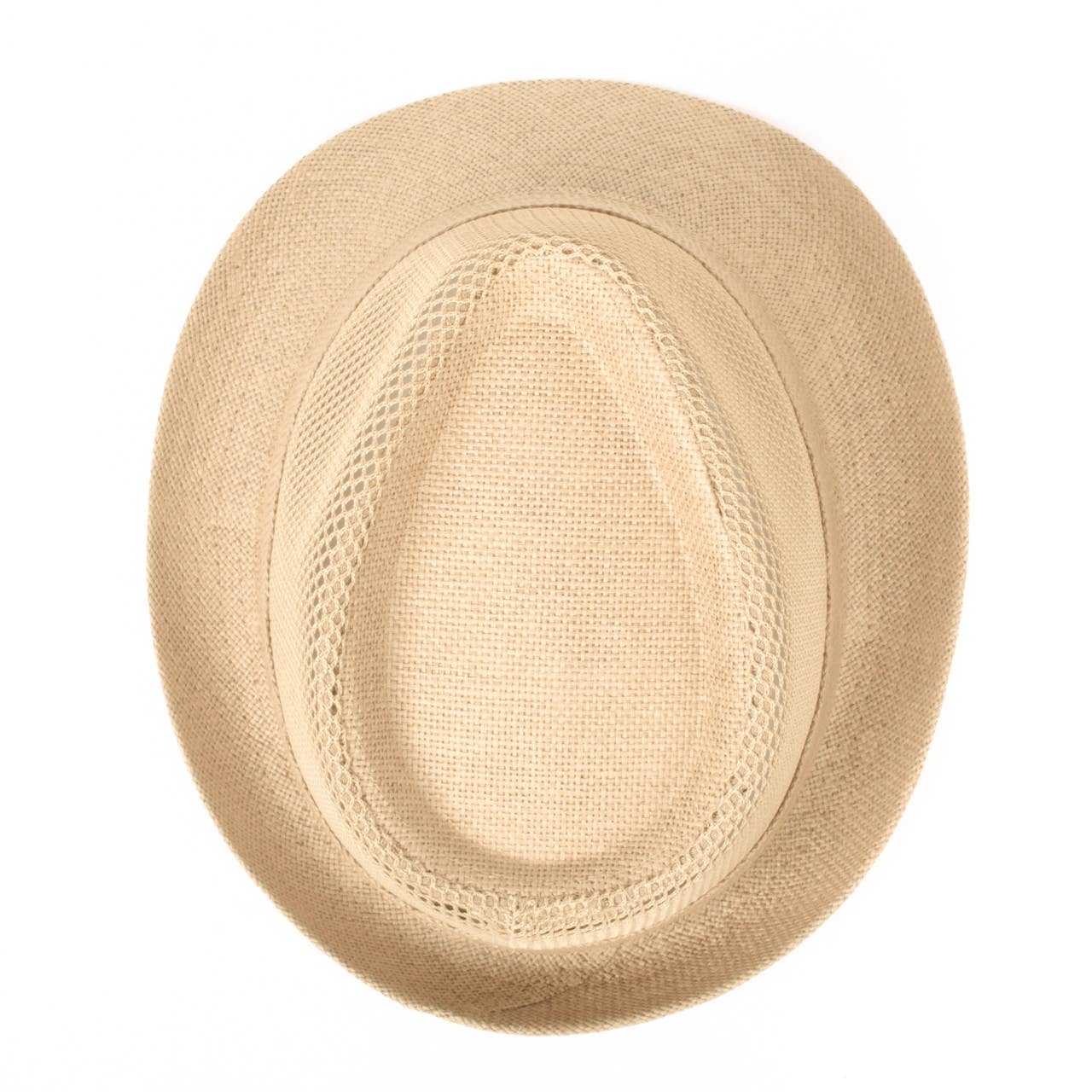 Selini New York - Vente Chapeau en feutre – homme - Chapeau Fedora tendance en maille rafraîchissante pour hommes S/S3