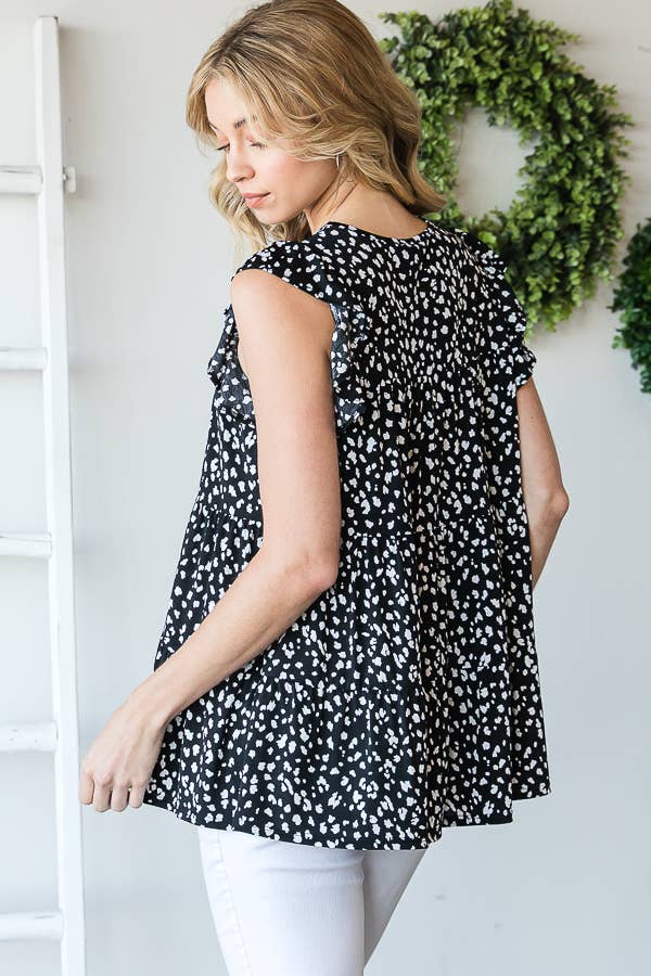 HEIMISH – wholesale Tunika - Dam – ET6628-10 DJUR TOPP MED RUGGIG6