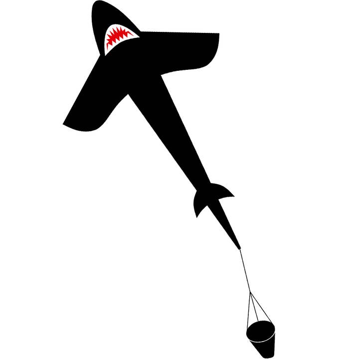 HQ Kites & Designs - Wholesale Kite - Ecoline Shark Kite 5'