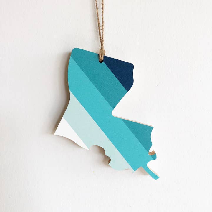 Hemlock & Heather - Wholesale Ornament - Comal Stripes State Ornaments23