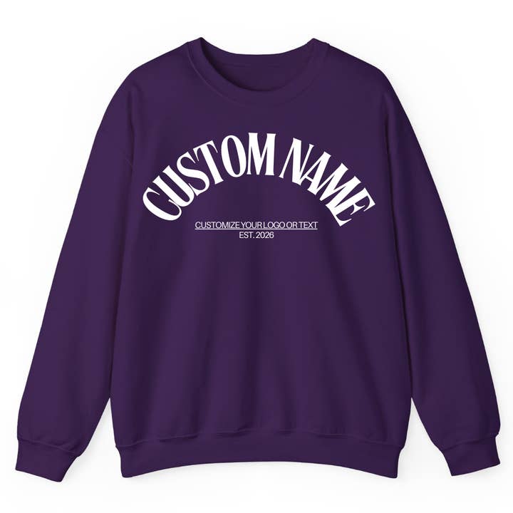 TheWorldOfMYes - Wholesale Graphic Sweatshirt - Unisex - Custom Logo Sweatshirt – Personalized Crewneck2