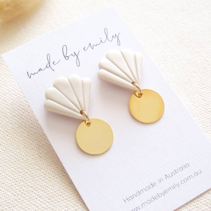 Made by Emily - Wholesale Dangle earrings - Cora Handmade Polymer Clay Dangle Earrings3