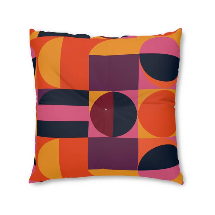 Hagatha Nightingale - fyrkantig golvkudde för wholesale av Velvet Rust