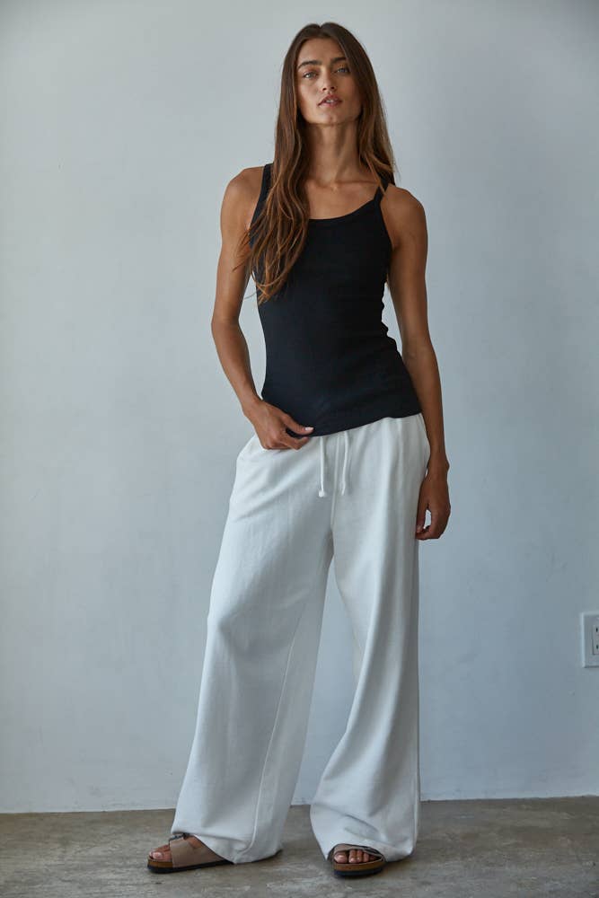 By Together - Wholesale Tank Top - Women's - L8750 | Knit Cotton Ribbed Round Neck Sleeveless Tank Top5