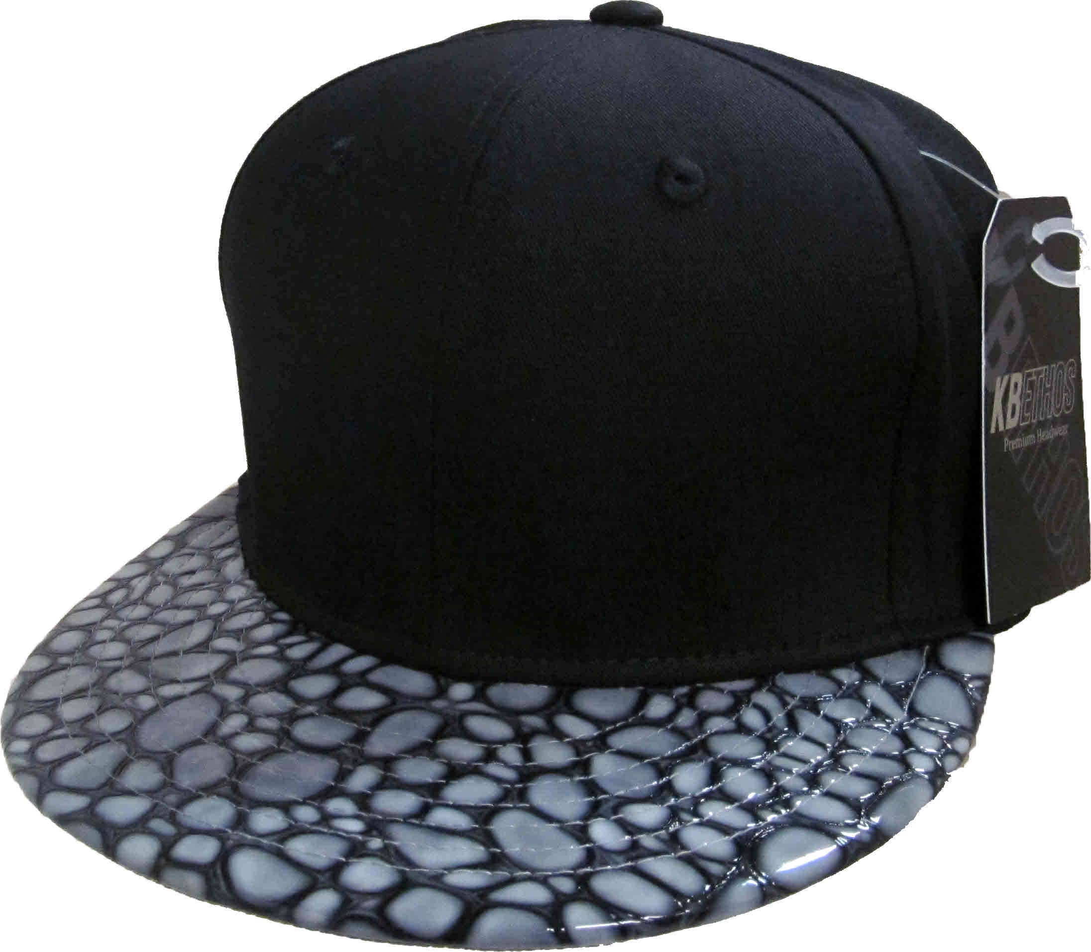 KBETHOS - Wholesale Flat Brim Cap - Men's - Dino Brim Snapback3