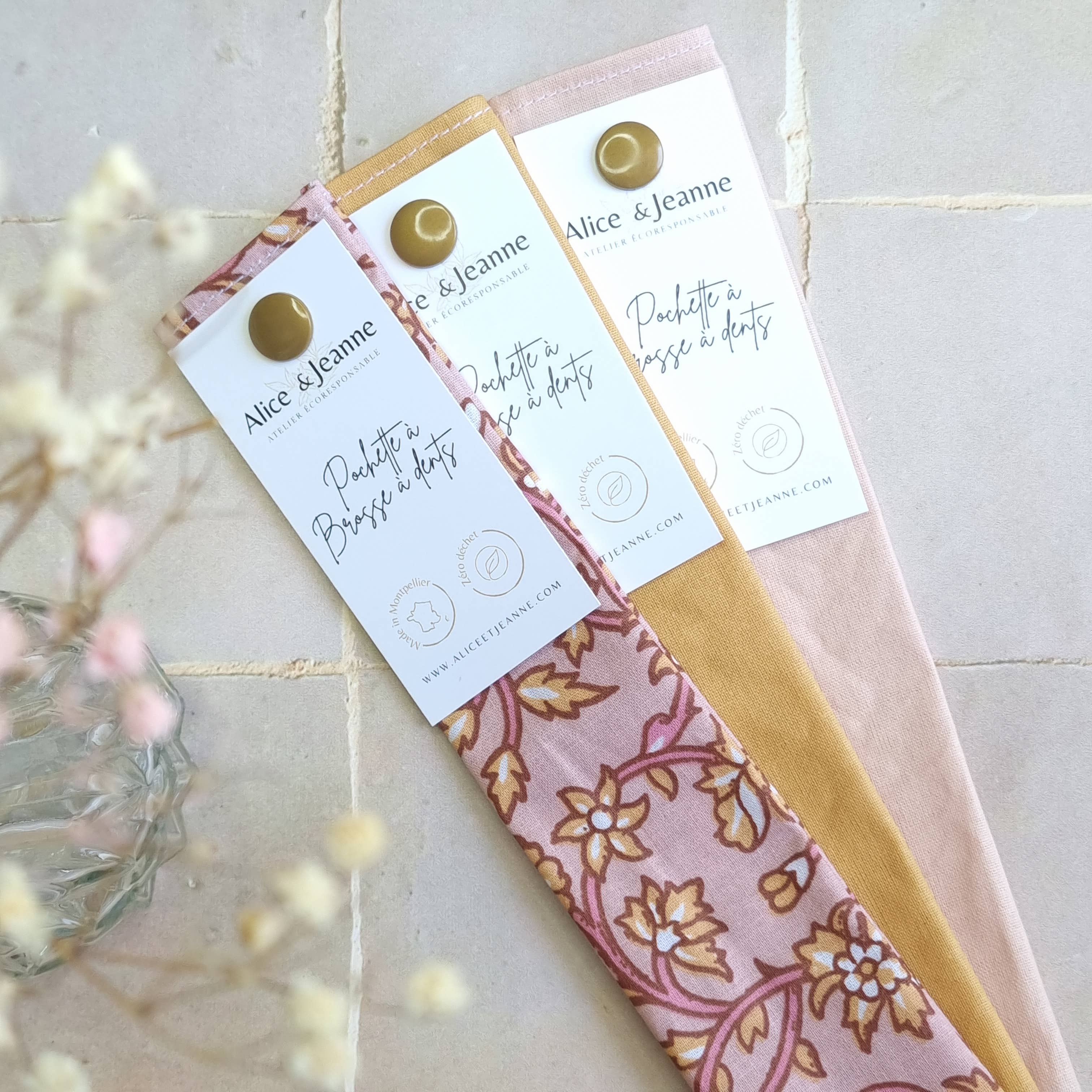 Alice et Jeanne – Suporte de escova de dentes por atacado – Estojo para escova de dentes Gaïa3