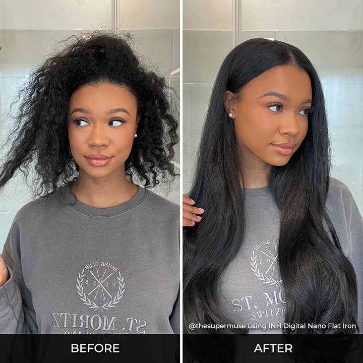 INH Hair - Wholesale Straightener/Flat Iron - Digital Nano Flat Iron Hot Tool | hair straightener5