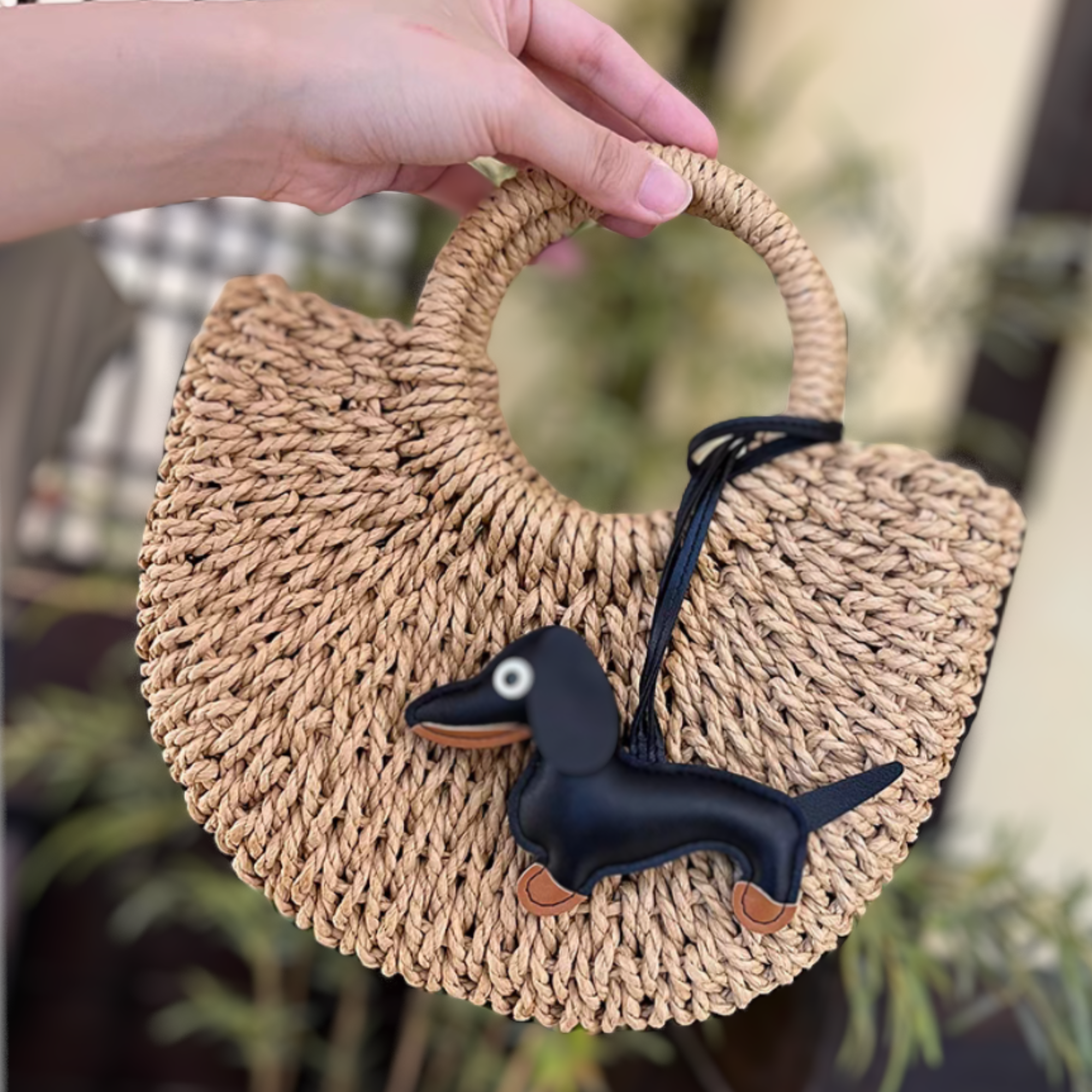 DrifWoo - Wholesale Purse/Bag Accessory - Women's - Dachshund Leather Bag Charm – Adorable Dog Charm for Bags3