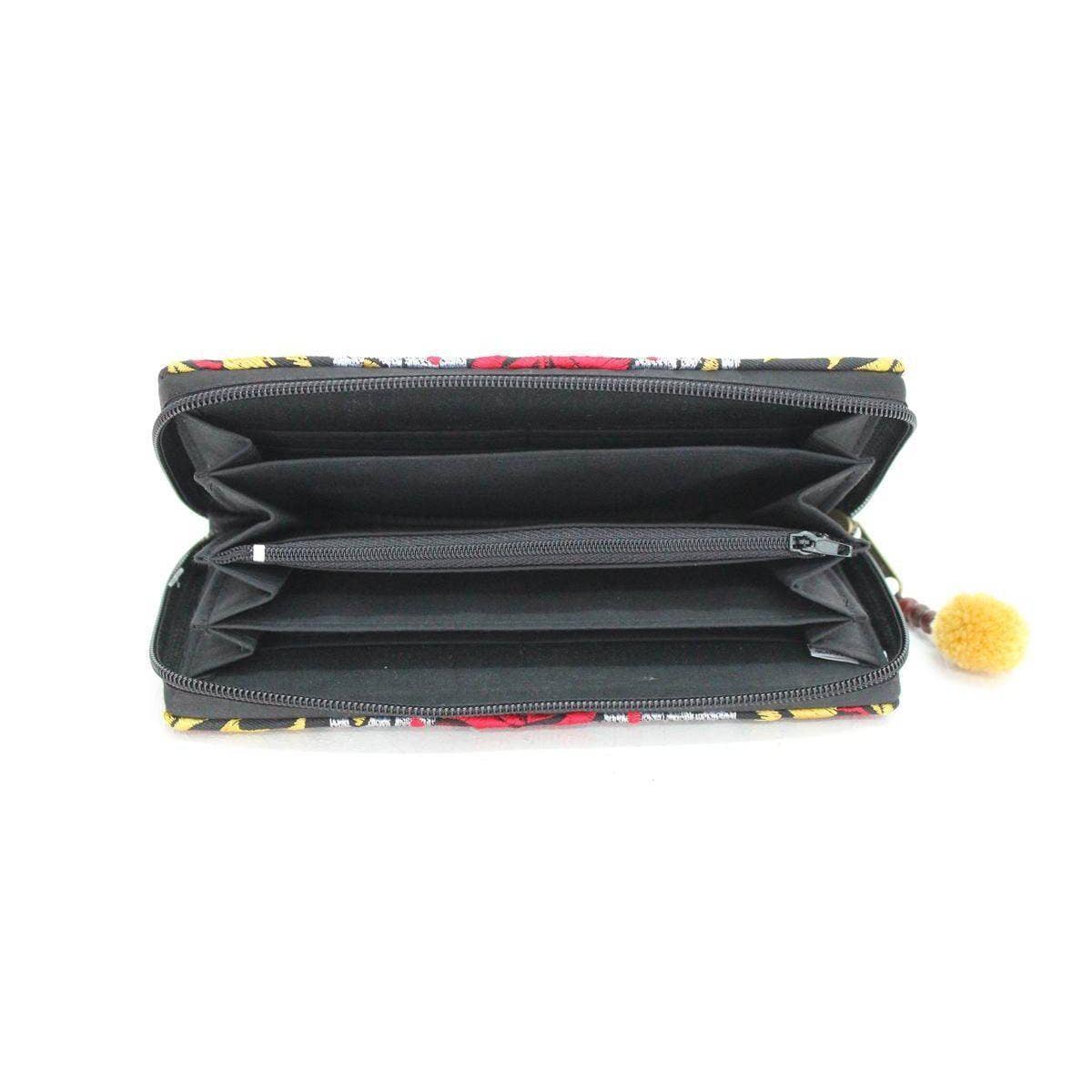 Lumily – Großhandel Brieftasche – Damen – Kulturen Zuckerschädel Tag der Toten Bestickte Geldbörse - Thailand5