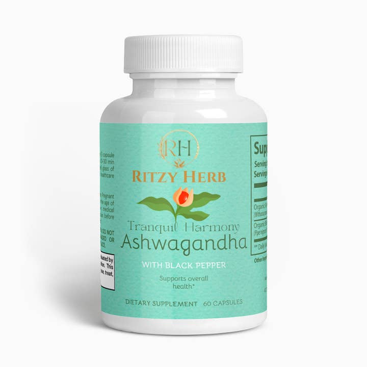 Tranquil Harmony Ashwagandha Capsules for wholesale by Ritzy Herb