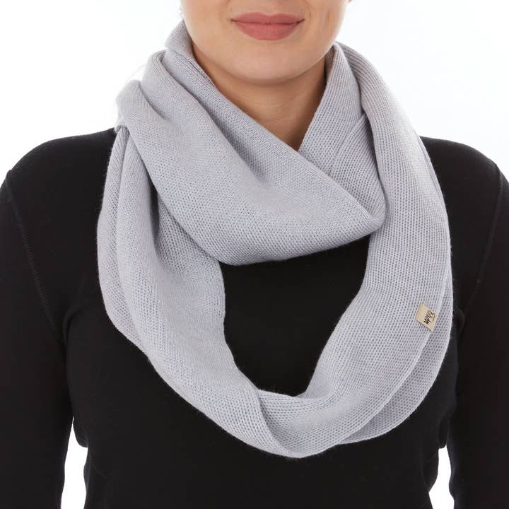 Midweight - Everyday Knit Infinity Loop Scarf 100% Merino Wool for wholesale by Minus33 Merino Wool