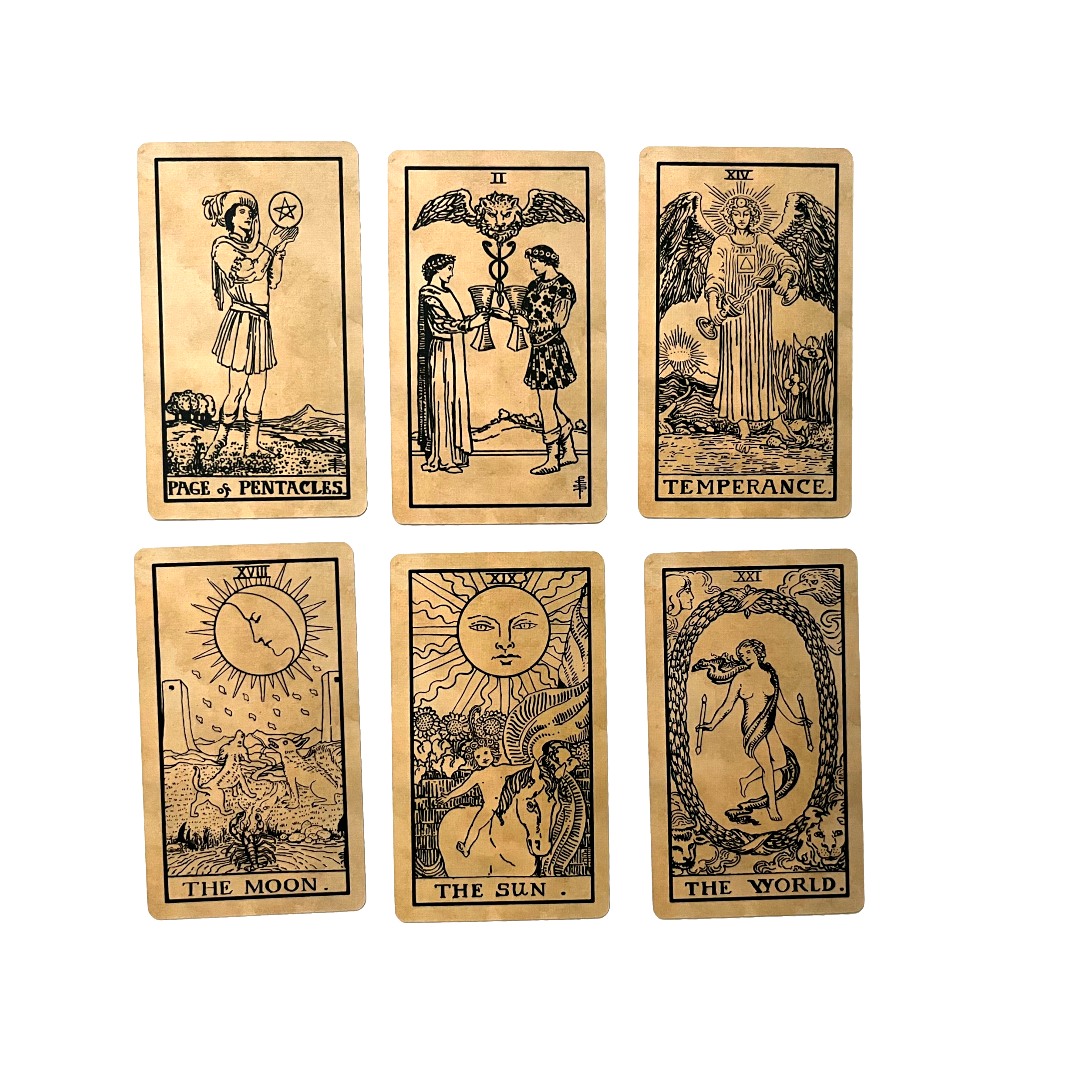 Vieux Monde – wholesale Tarot-kort – The Tea-Stained Tarot & Guide | Linnéfinish | Tillverkad i USA4